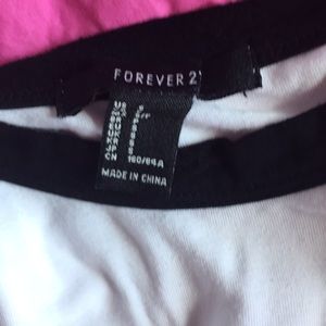 Forever 21 Tops - White and black top Forever 21 Tops - White and black top